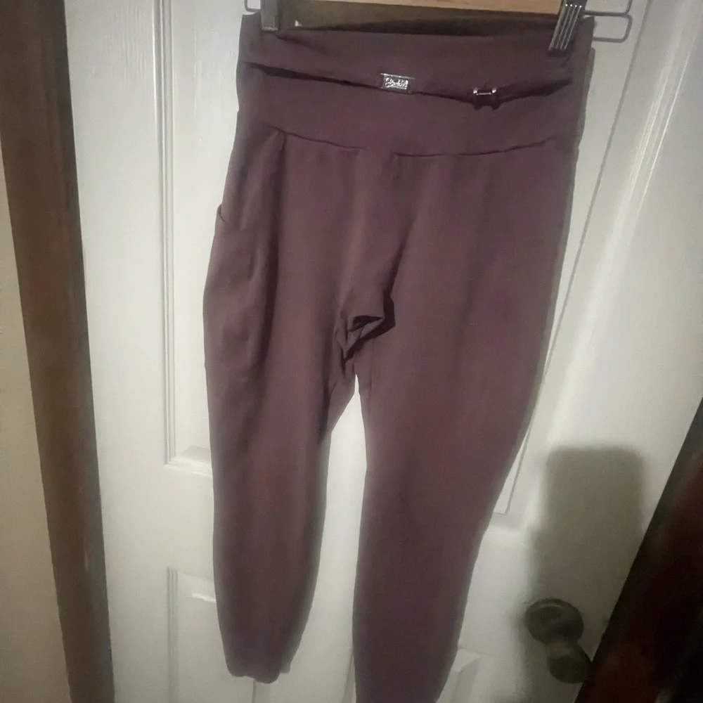 Bombshell Sportswear Mauve High-Waist Leggings set - Picture 1 of 3